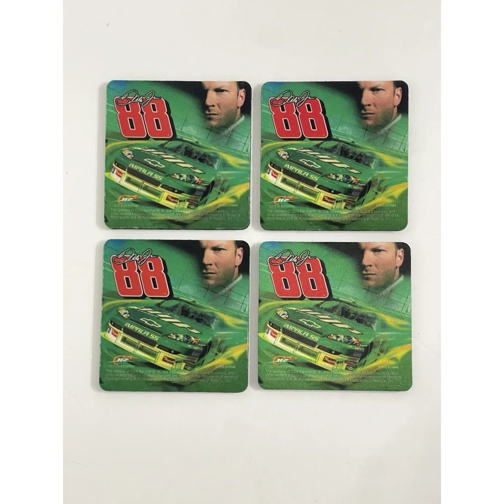 Dale Earnhardt Jr 88 Coaster Set 4‎ Pack Xpres Team Reflections NASCAR NEW